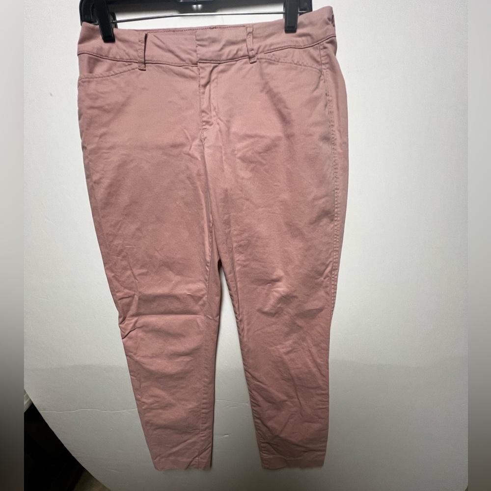 Women's Straight Leg Pants in Dusty Pink